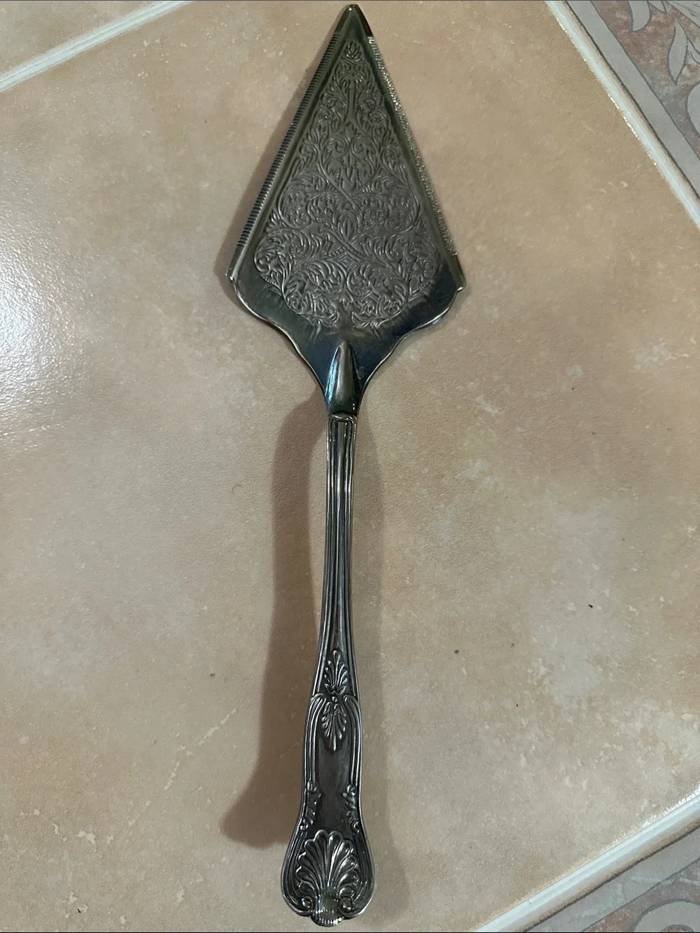 Vtg Set Of Heavy Cake & Pie Serving Utensils